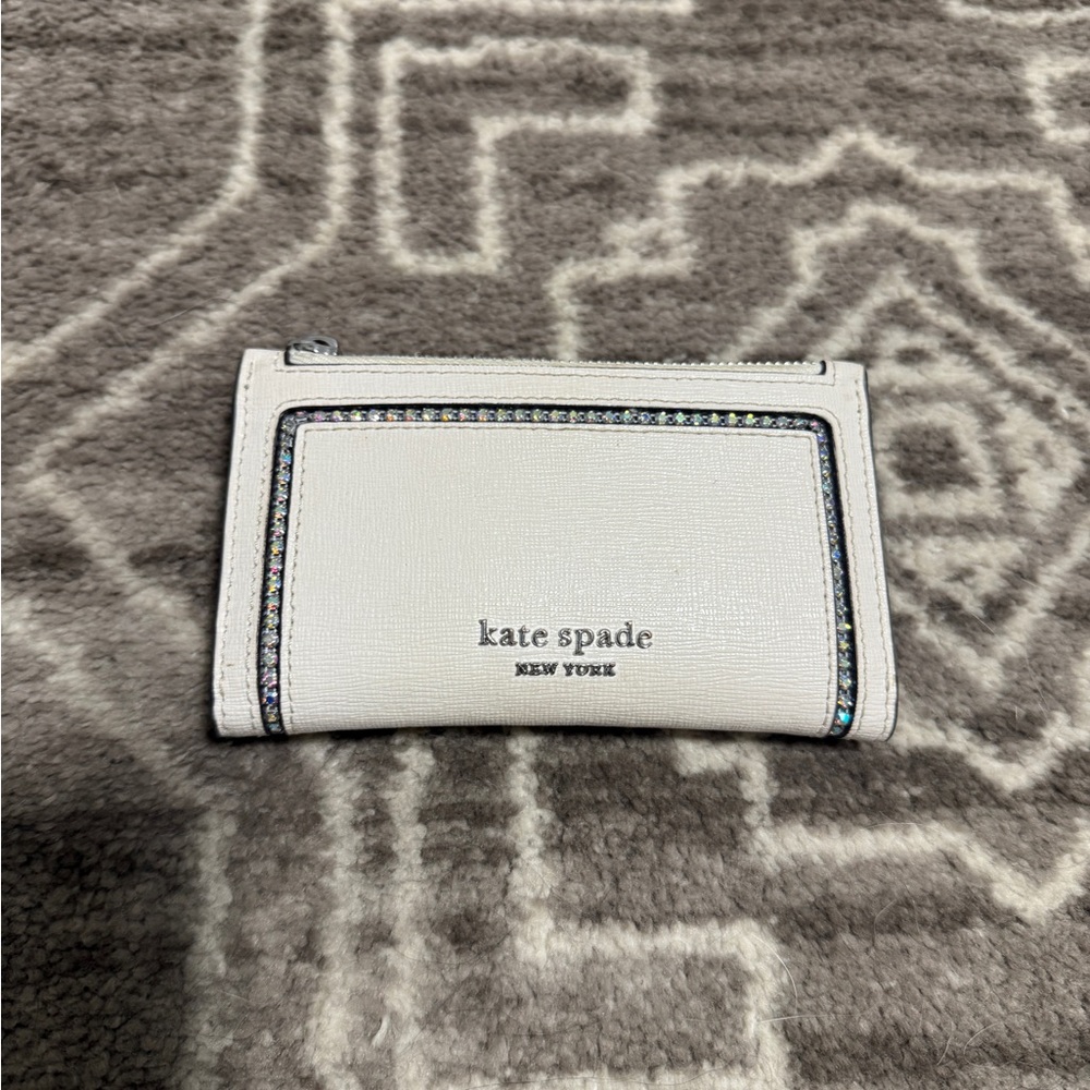 Kate Spade wallet with jeweled trim